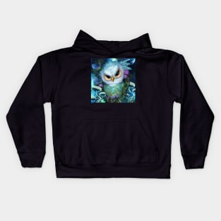 Cute Owl the Birds of the Night Kids Hoodie